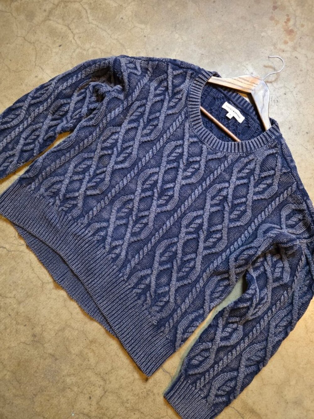 Lucky Brand Women’s Cable Knit Pullover Sweater Size Medium